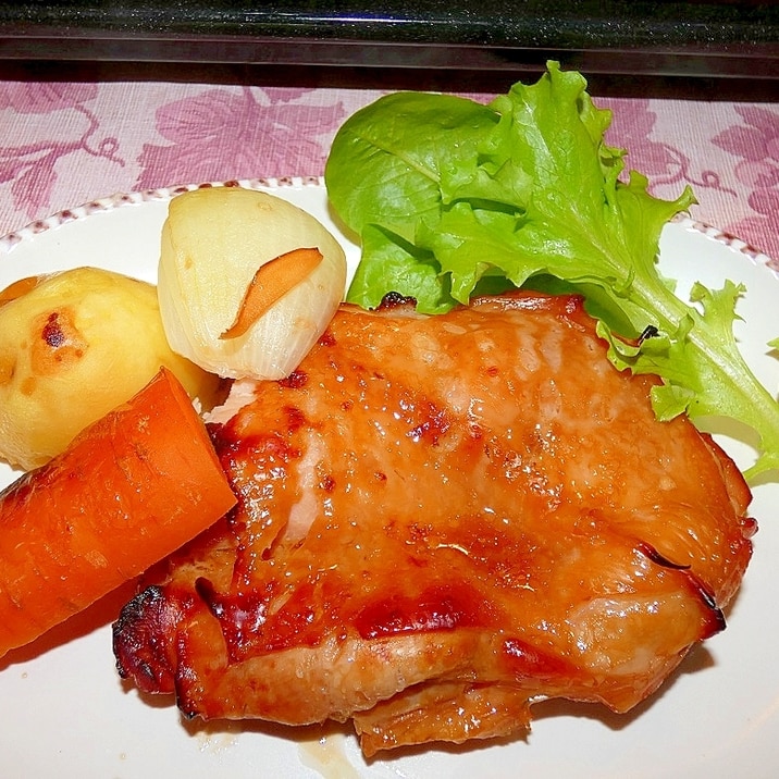 豪華で美味しい☆焼くだけ簡単☆照焼きローストチキン